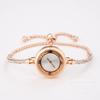 Fashion Women's Wristwatch Gold Bracelet Small Dial Elegant Watch New Cute Women Steel Bracelet Watch Quartz Wristwatch