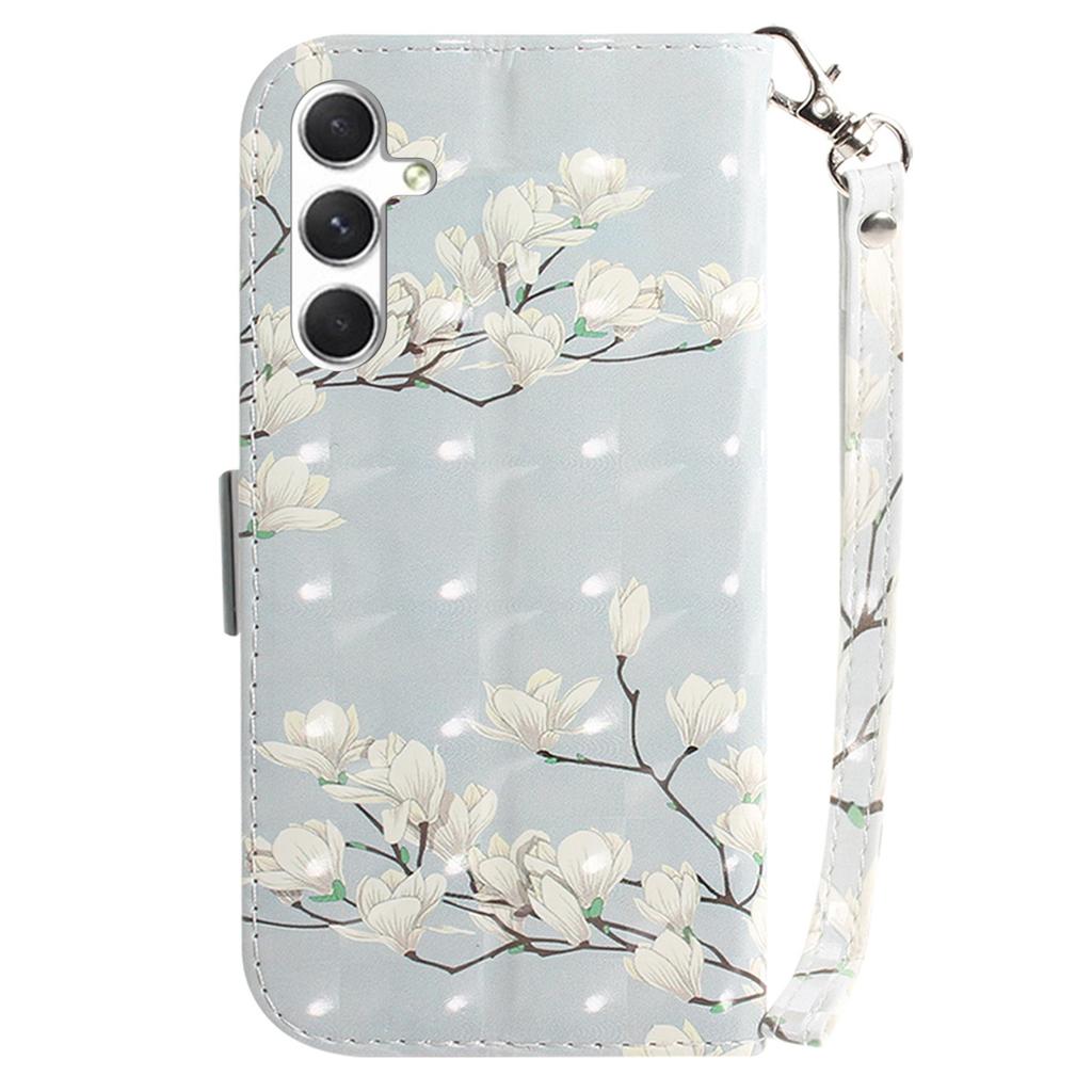 For Samsung Galaxy S25 Case Pattern Printing Leather Wallet Phone Cover