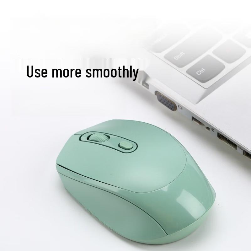 OLOEY Morandi Series Wireless Office Mouse - Dual Mode Rechargeable (2-Pack)