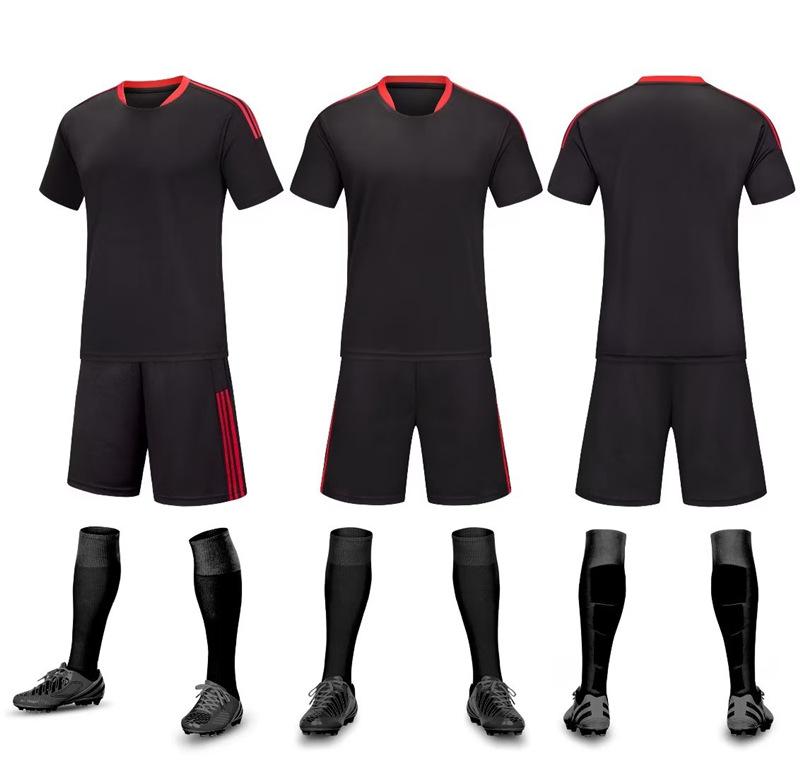 Kids Adult Soccer Uniform Sportssuit Men'S And Women'S Short Sleeve Jersey Soccer Training Team Uniform Summer