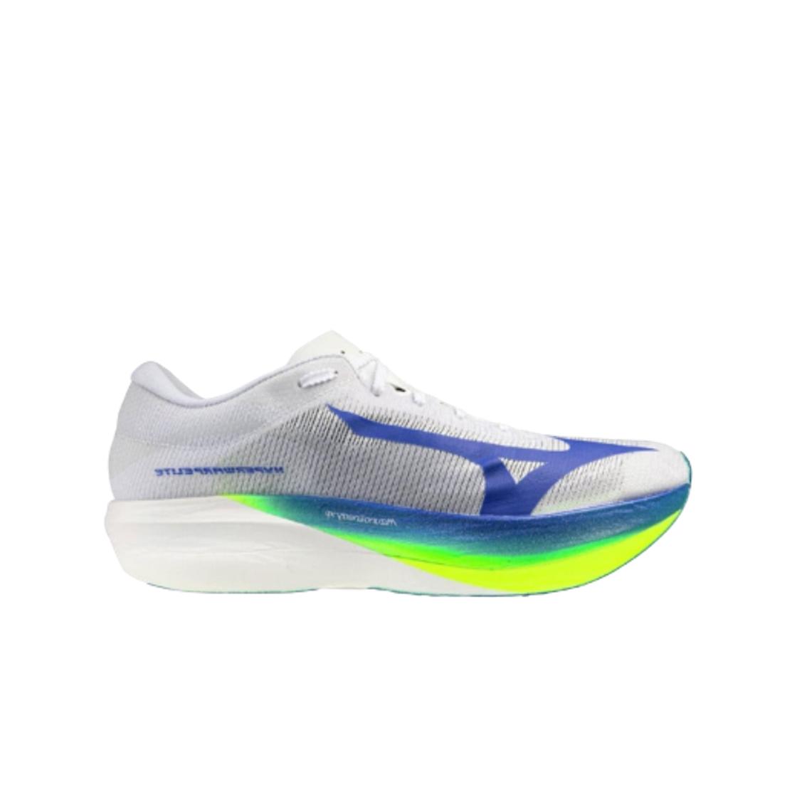 Mizuno Hyperwarp Elite Comfortable Running Shoes Unisex sneaker White Blue Yellow J1GC267101 44