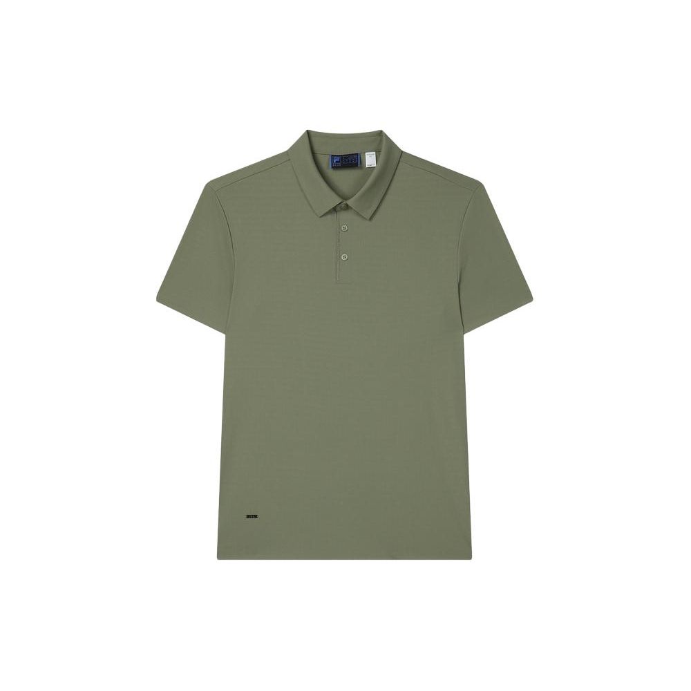 

FILA Solid Color Casual Simple Pullover Polo Shirt Men tops Gray-Brown F11M422124F-GY L