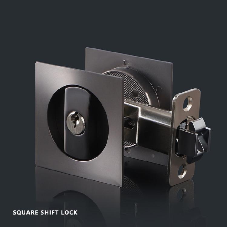 Invisible Recessed Door Lock for Sliding-Door Stainless Steel Privacy Door-Latch