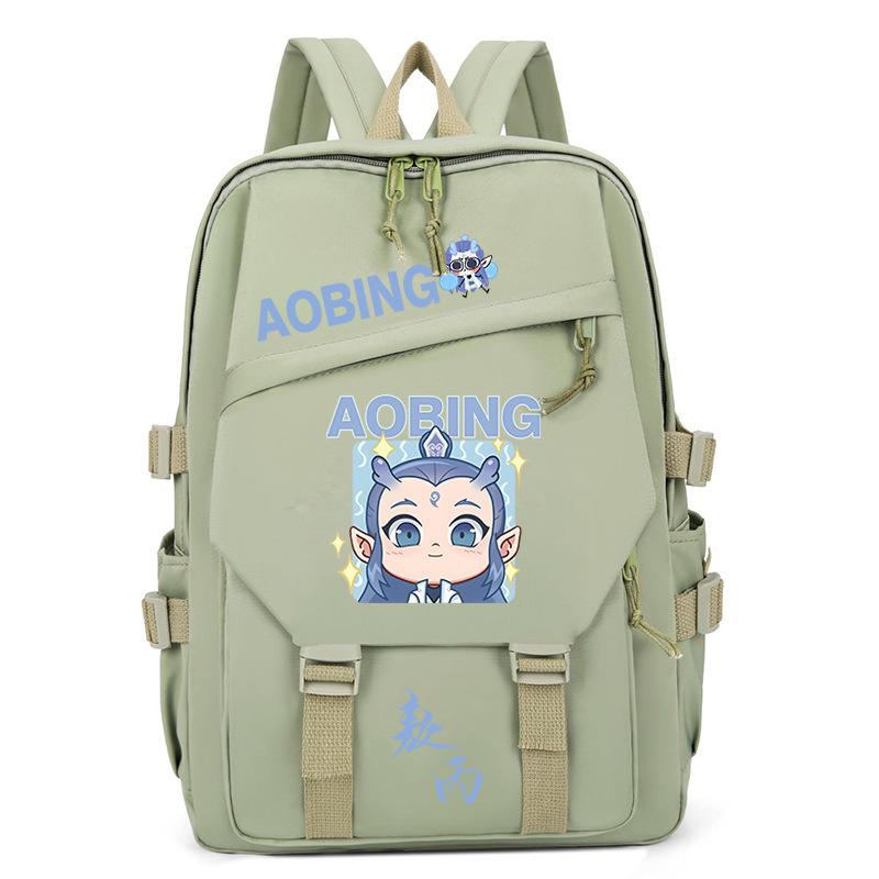 2025 High-value and large-capacity Aobing surrounding Nezha 2 printing leisure students to reduce the burden of schoolbags and backpacks