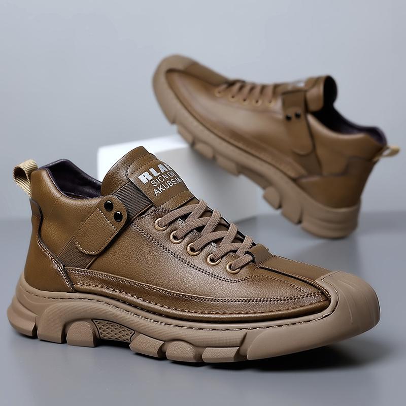 High-End Marke Herren Echtleder Freizeitschuhe Hochwertige Oxford Schuhe Outdoor Wanderschuhe Reiseschuhe Herren Laufschuhe