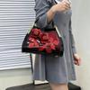 Fashion Embroidery In Mother Big Bag Bright Leather Women'S Bag Atmosphere High-End Messenger Handbag Women