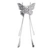 Exquisite Shiny Rhinestone Tassel Hair Claw Clip Butterfly Hair Claw Clip  Women Hair Accessories