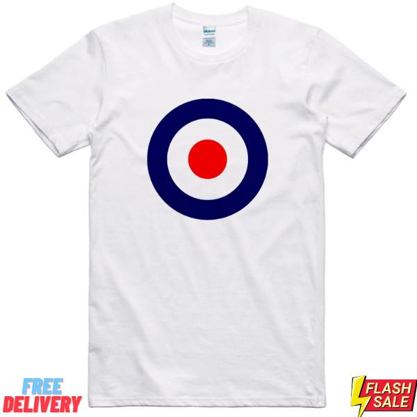 

Mod Target T Shirt Skooterboys Mens Era 1970 s Regular Fit 100% Cotton Tee Unisex T-Shirt S