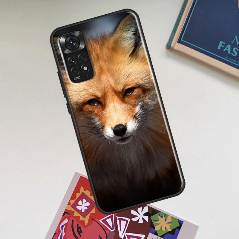 

Cute Fox In Autumn Case For Xiaomi Redmi Note 14 Pro 13 12 11 10 15 Pro Plus Redmi 15C 13C 12C 10C 14C 15 Cover Redmi 10