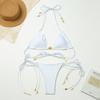 Two Piece Suit Bikinis Women Swimsuit Push Up Bathing Suit Sexy Bikinis Sets Swimwear Beachwear Solid Biquinis