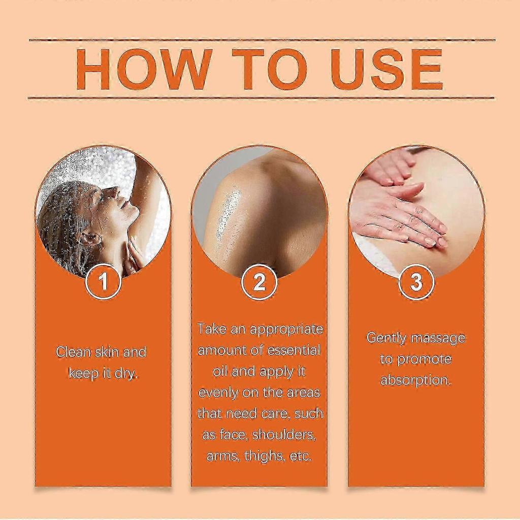 Papaya Body Whitening Oil with Vitamin C & Hyaluronic Acid Brightening, Deep Hydration & Massage Oil for Radiant, Soft Skin 100ml