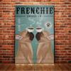 French Bulldog Coffee Club Dogs Metal Sign Funny Fries Tin Poster Home Decor Bar Wall Art Painting Dog Lover Poster xinch