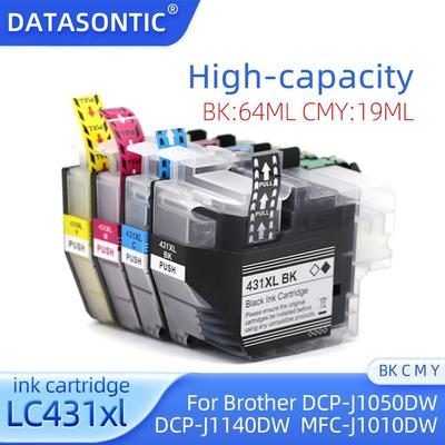 Compatible Ink Cartridges LC431XL Dye Ink for Brother  DCP-J1050DW DCP-J1140DW MFC-J1010DW Printer Ink Cartridges LC431 431