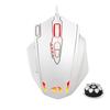 Redragon M908 Impact RGB LED MMO Gaming Mouse with 12 Side Up To DPI Optical Wiring Ergonomic High 18 Programmable Macro Comfortable White Buttons,