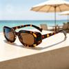 Retro Small Rectangle Sunglasses Vintage Y2K Trendy Fashion Streetwear Outdoor Beach Driving Vacation Fashion Eyewear