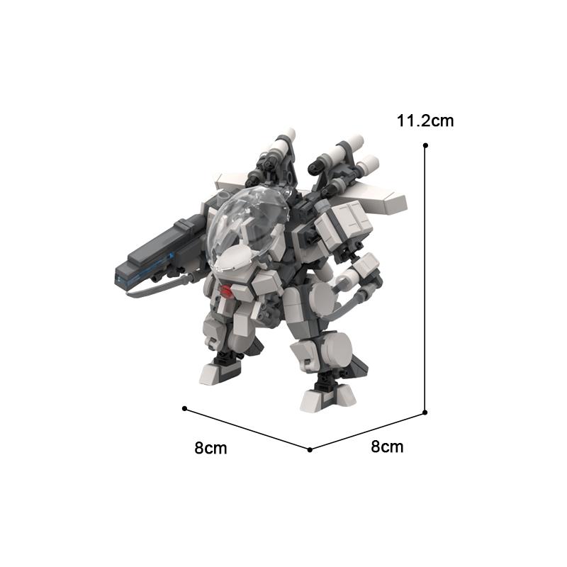 Yigebebe Mecha Game Titanfallsed 2 BT-7274 Vanguard-class Titan Robots War Mech Figures Bricks Building Blocks Toys For