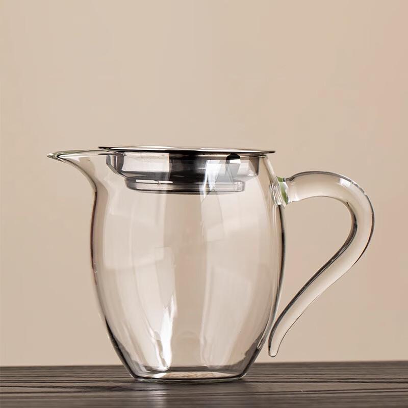 Shangqi Glass Fairness Pitcher with Tea Strainers
