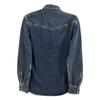DIESEL D-EAST-P1 Blue Long Sleeve Denim Shirt Washed tops XS blueUsed