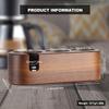 Tamper Station,Espresso Tamper Holder Station Wooden Coffee Filter Tamper Holder for 51 To 54MM,3 Holes Non Slip Coffee Tamp Mat Distributor Stand