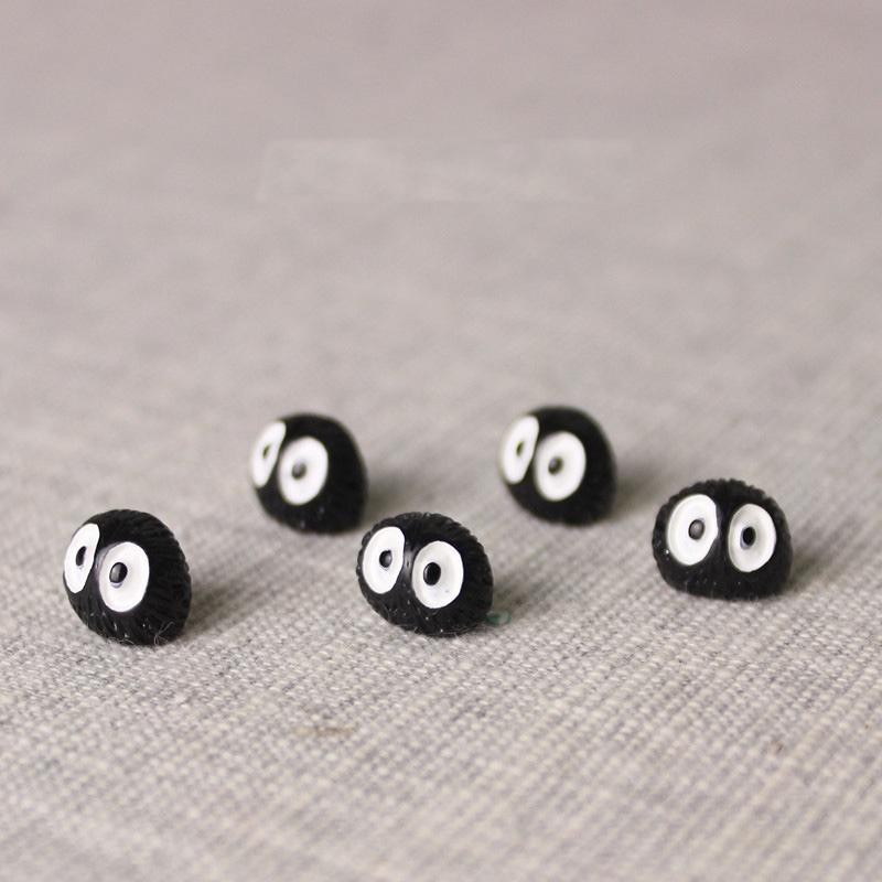 10 SZT Mini Figurka Duszków Kulek Kurzu Pojedyncza Żywica Brykiet Zabawka Miniaturowa Wróżkowy Ogród Mech Mikro Krajobraz Ozdoba Dekoracja Domu