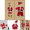 Luxurious Children's Christmas Costumes Santa Claus Boys And Girls Ensemble For Festive Fun