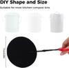 Kitchen Waste Disposer Filter Pads, 10 Round Replacement Discs with Dense Microporous Structure for Food Scraps and Small Kitchen-Waste Particles