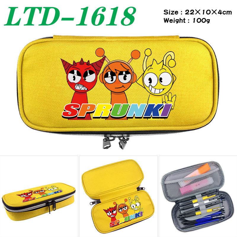 Sprunki Print School Handheld Pencil Case Stationery Box