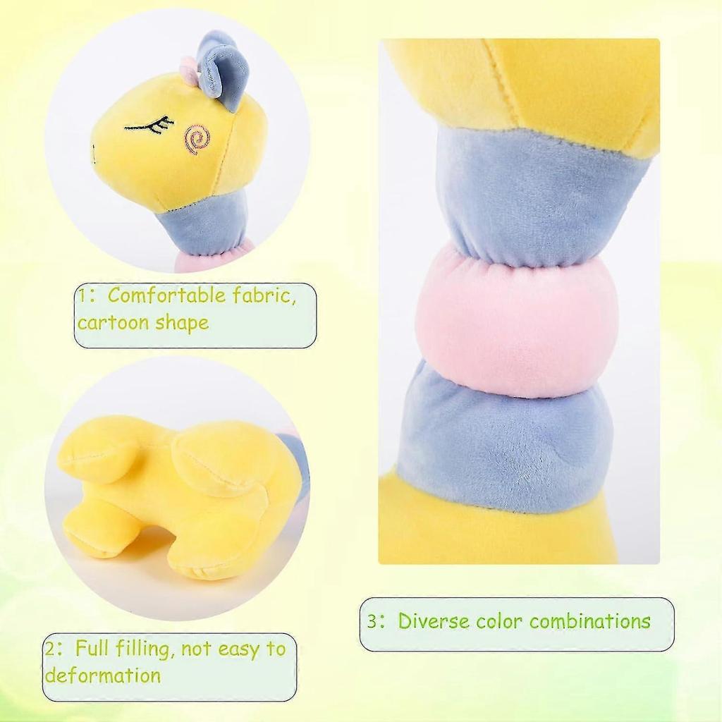 Giraffe Plush Toy, 35cm Soft Plush Dolls, Cute Giraffe Plushie Doll, Stuffed Animal Toys, Throw Cushion Doll, Cuddly Figures Plush(Yellow)