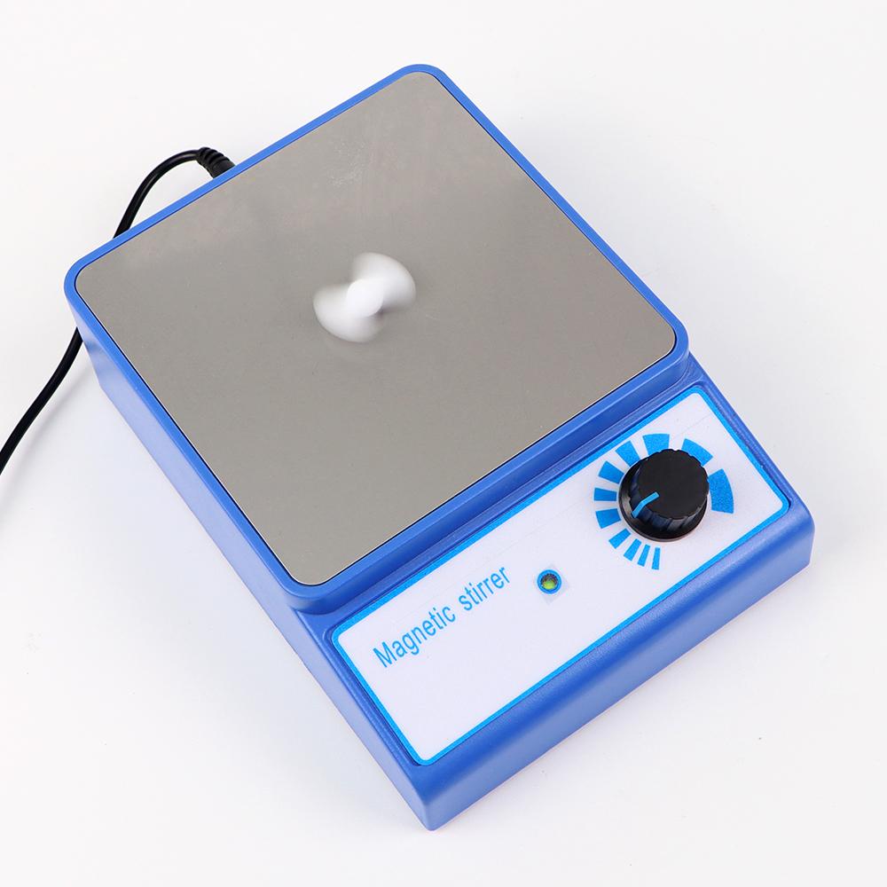 Magnetic Stirrer Mini Lab Stir Mixer Portable Stirrer Plate with Stir Bar 3L 4000RPM for Laboratory AC100-240V