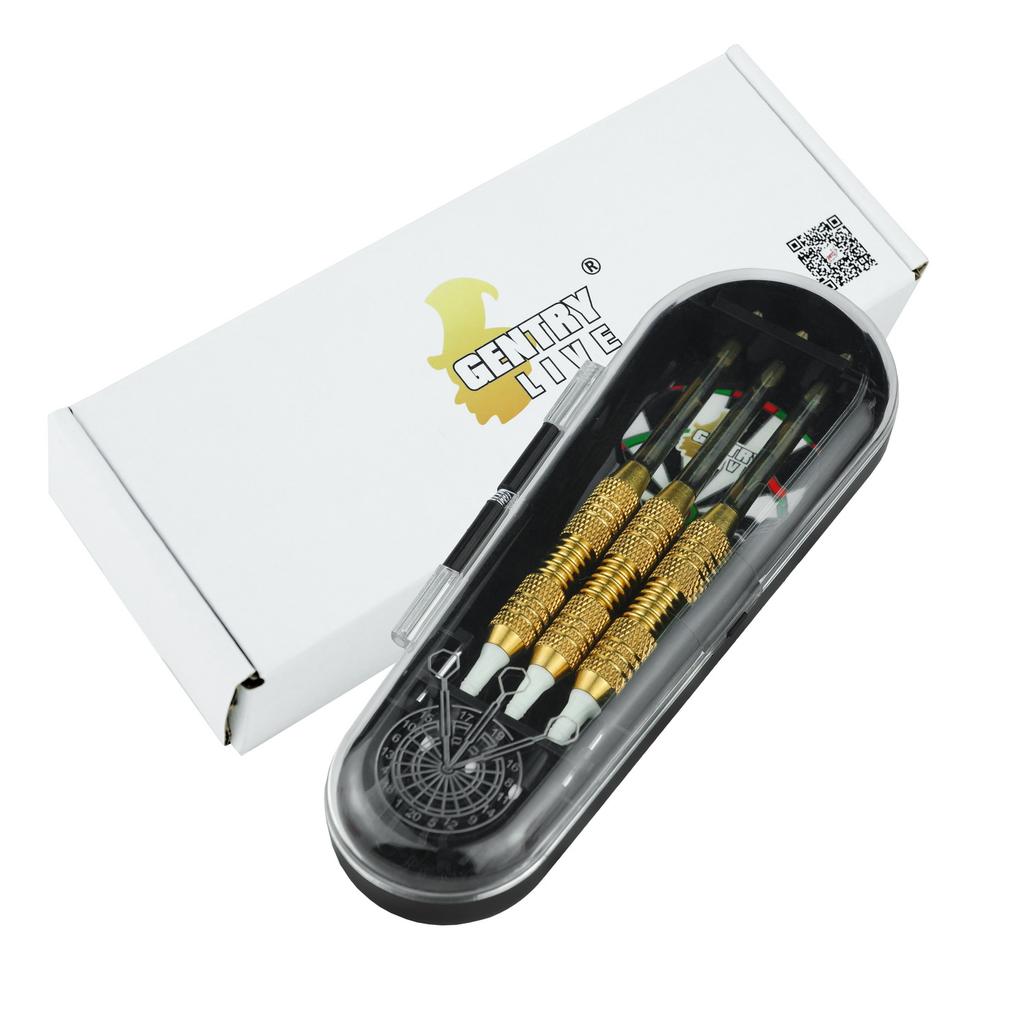 Gentry Live Professional Precision 3 Pcs/Set 16.5g Soft Tip Brass Darts for Beginner Training