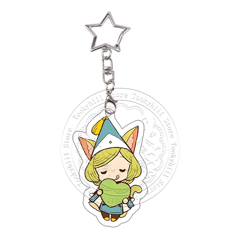 Witch Hat Atelier Acrylic Keychain Orugio Coco Tetia Anime Cartoon Characters Bag Decoraccessories Pendant Keyring Birthday Gift