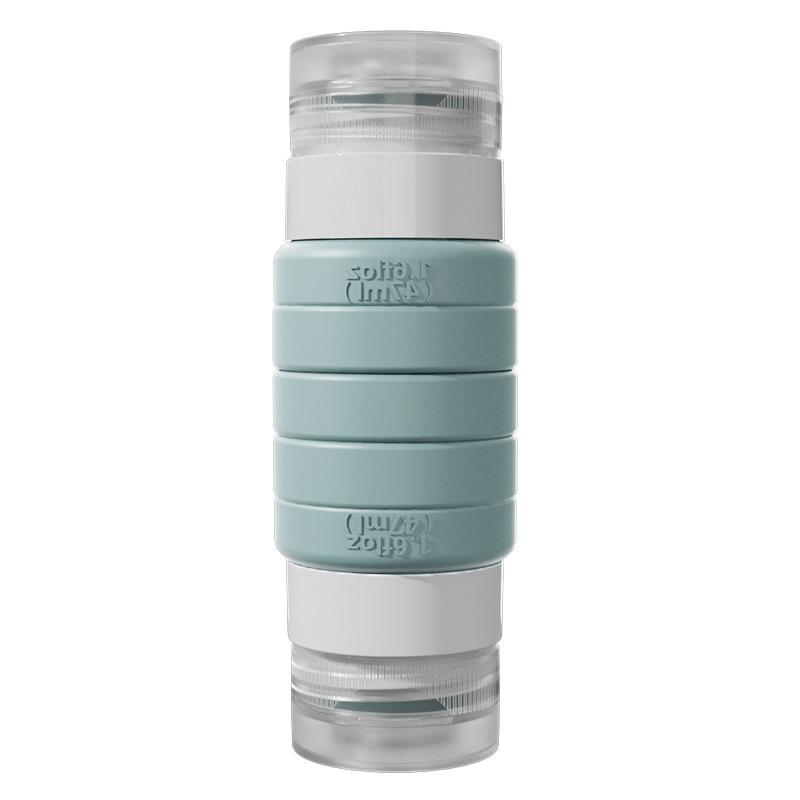 

Silicone Double-ended Sub-bottling Travel Sub-bottling Set Packaging Bottle Portable Storage Sub-bottling зелений