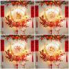 Vietnamese Spring Festival Decorations Paper Flowers Hanging Ornament 2026 New Year Home Decoraitons Room Wall Decor