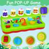 Whack A Mole Toy for Baby Pop Up Animals Interactive Musical Educational Game Early Learning Toy Gift
