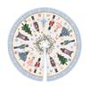 Yousheng Christmas Tree Skirt Soldier Xmas Tree Pattern Decorative Tree Cover Cozy Tree Skirt Christmas Festival Accessory