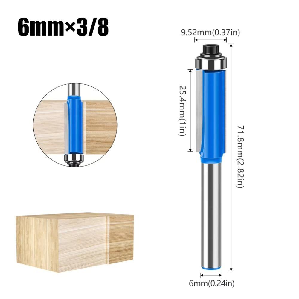With Bearing Flush Trim Bit Tungsten Carbide Router Bit New Woodworking Tools
