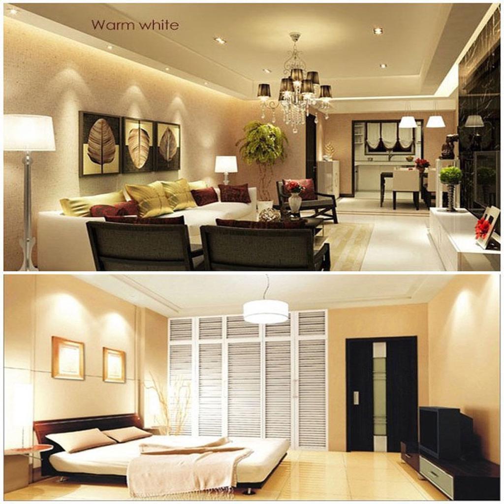 LED Spotlights Bulb GU10 9W Dimbare COB-lamper AC 85-265V 220V Cool Varm Hvit Ultra Bright