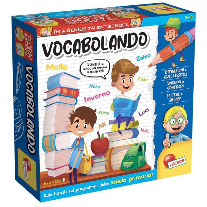 Jeu de société - LISCIANIGIOCHI - I'm a Genius TS Vocabolando - Multicolore - 6 ans et plus