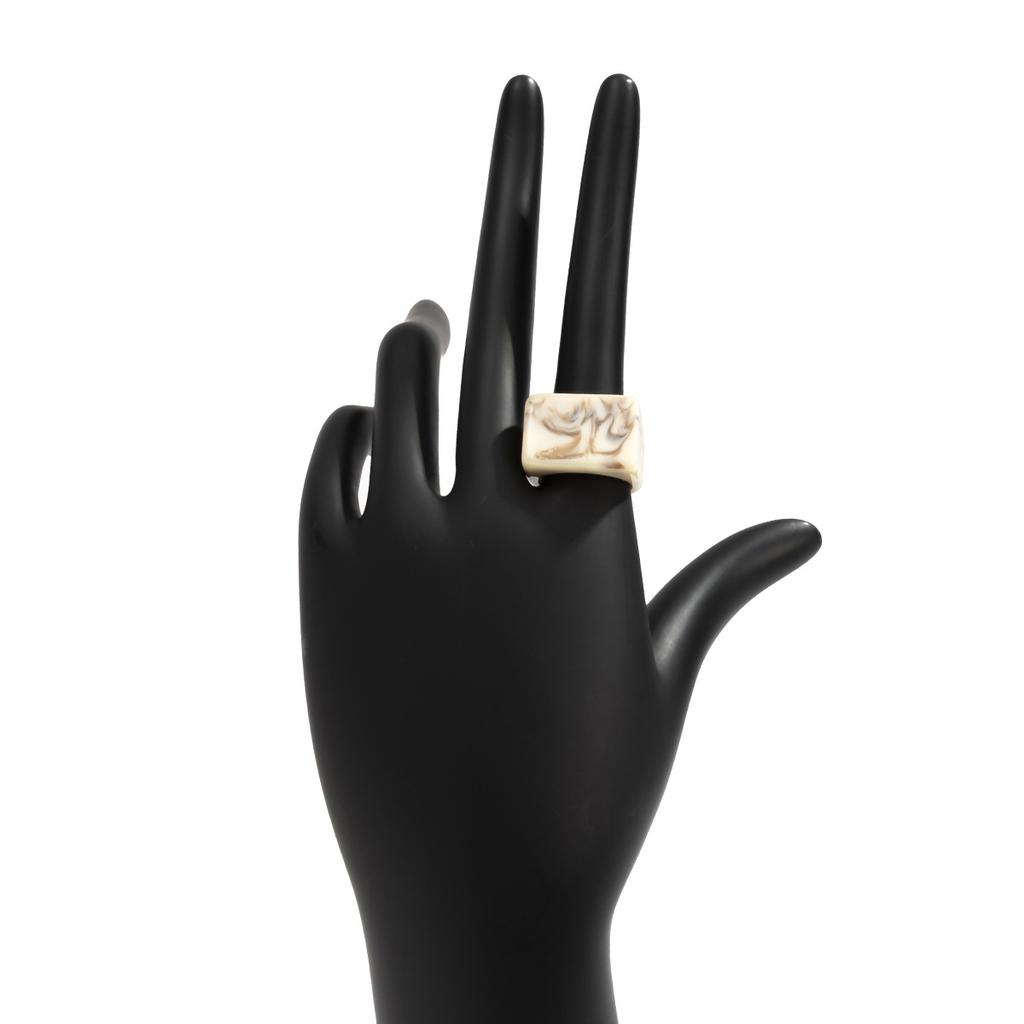 Accessories, Personalized Pastoral Color Square Ring Women, Sweet and Cool Internet Celebrity Vacation Style Geometric Jewelry