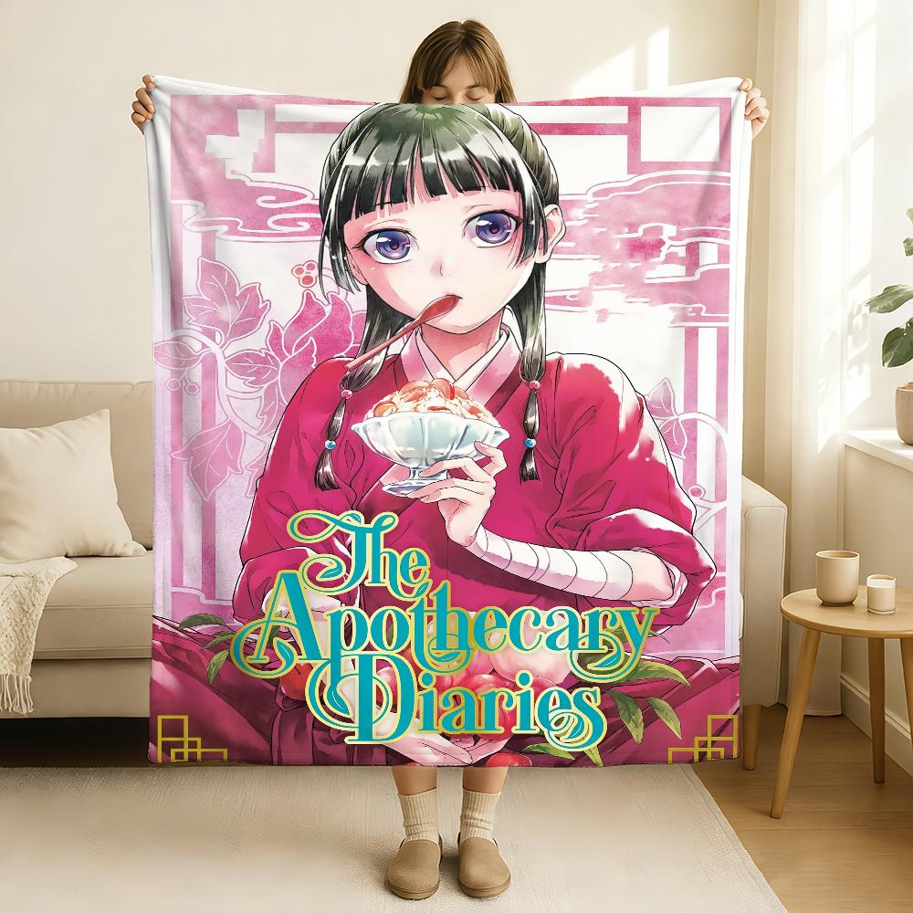 Anime The Apothecary Diaries Decke Weich und Hautfreundlich für Sofa Bett Nickerchen Tagesdecke Ganzjahresdecke