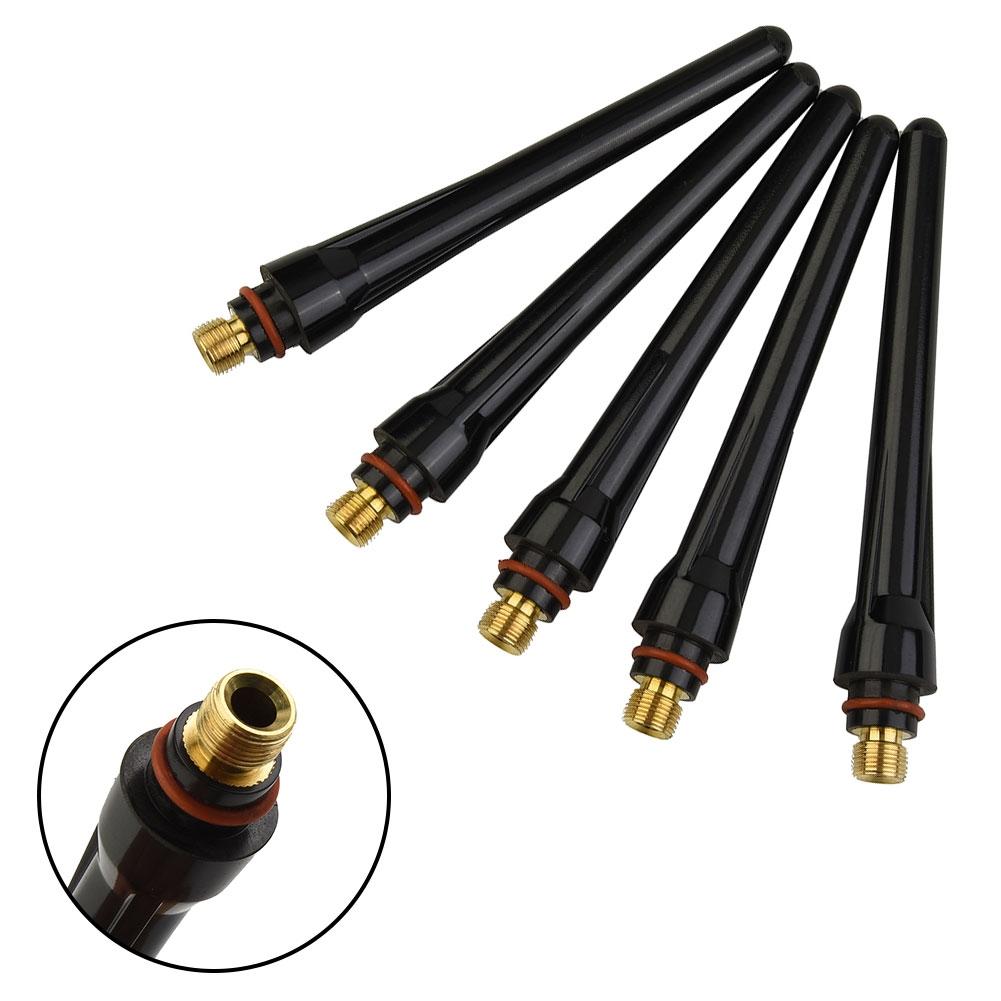 Confezione da 5 pezzi 57Y02 Accessori per tazza posteriore lunga per torcia di saldatura TIG WP-17/18/26