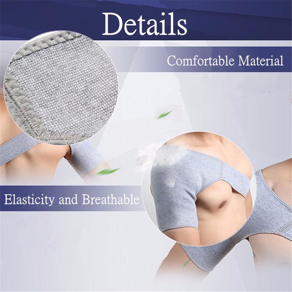 1Pcs Bamboo Charcoal Shoulder Brace,Left Right Arm Injury Prevention Stabilizer Sleeve Wrap- Immobilizer for Dislocated AC Joint