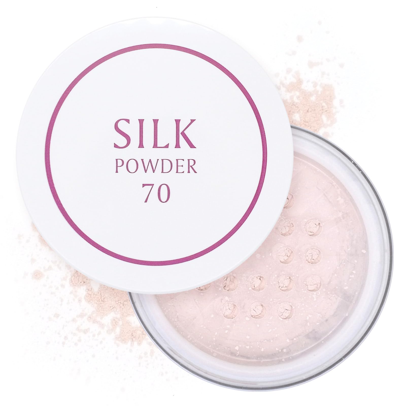 

Kitao Cosmetics Silk Powder 70 SPF10 Brightening Face Mineral Silk Made in Japan Pink Cool Skin Tones Makeup Touch-Up Affordable