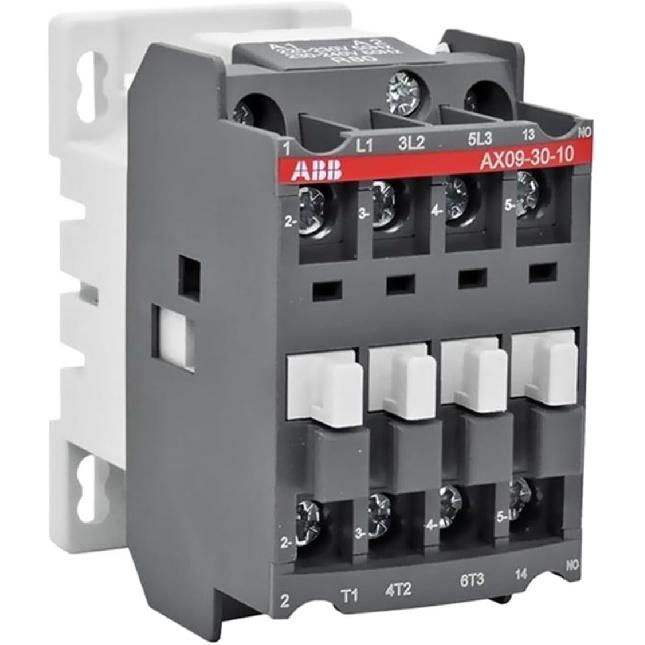AX09-30-10 AX09-30-01 9A AC Contactor AX09-30-10 AX09-30-01 Coil Voltage AC220V AC110V AC24V AC380V (Color : AX09-30-01 AC220V)