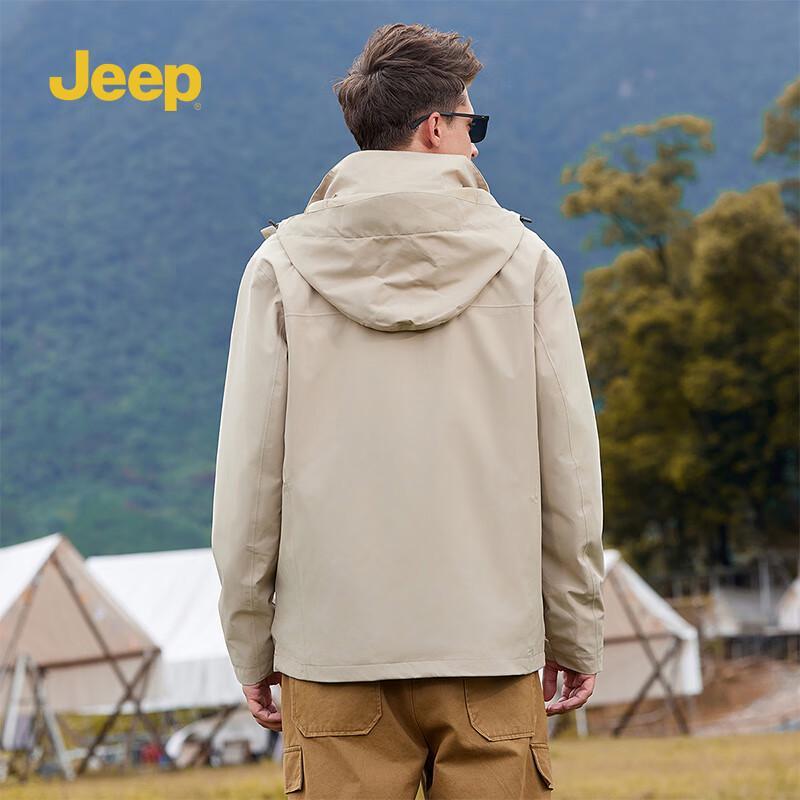 Jeep Men s 3-in-1 Windproof Outdoor Jacket P844MWJ339 S