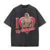 Divertente Scatola di Succo Astarion T-shirt Lavata Vintage Unisex Moda Donna Estetica Maglietta a Maniche Corte Estiva Casual Oversize