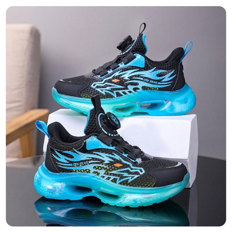 Kids Boys Breathable Mesh Soft Sole Athletic Running Sports Sneakers