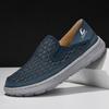 Summer Men's Breathable Casual Mesh Shoes with Soft Soles and Soft Surfaces, Slip Resistant Stitching for Shoe Making