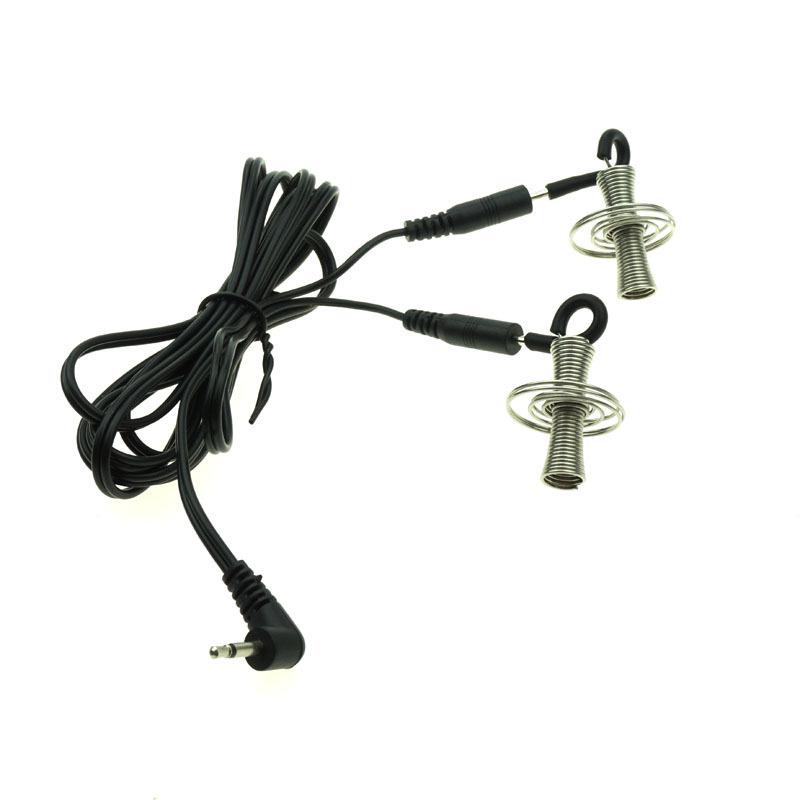 Electric Shock Nipple & Vaginal Clamps with Alligator Clips, Elastic Spring Massage, Clitoral & Labia Clips - SM Sex Toy for Masturbation & Orgasm.