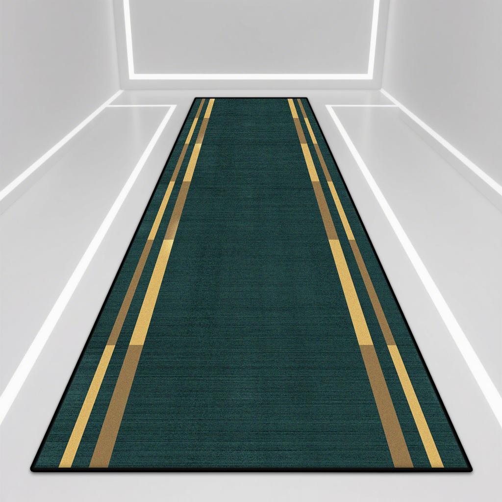 Modern luxury Corridor Carpet Kitchen Decor Non-slip Runner Rugs Bathroom Passageway Entrance Door Mat Hotel Lobby Long Rug